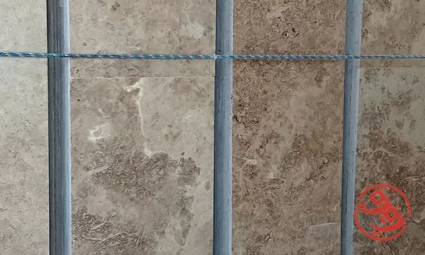سنگ تراورتن بیموج شکلاتی کاشان